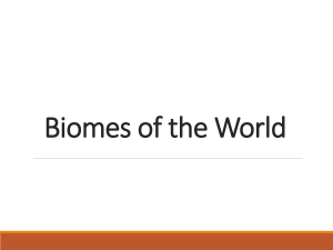 Biomes of the World