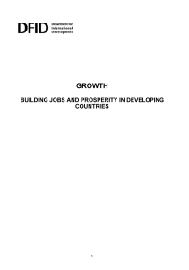 Economic growth: the impact on poverty reduction