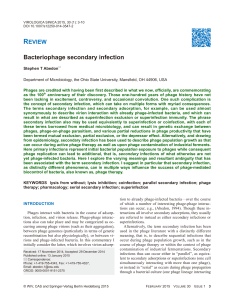 (2)3-10 病毒15-1期3547.indd - Bacteriophage Ecology Group
