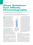 Clean Solutions Fuel Affinity Chromatography
