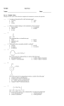 SCH4U Unit Test Name