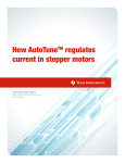 How AutoTune™ regulates current in stepper
