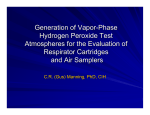 Generation of Vapor-Phase Hydrogen Peroxide Test Atmospheres