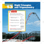 Chapter 13: Right Triangles and Trigonometry