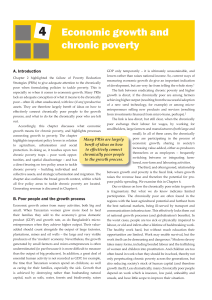 Chapter 4: Economic growth and chronic poverty