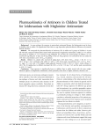 Pharmacokinetics of Antimony in Children Treated for Leishmaniasis