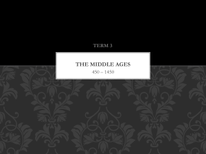 the middle ages - Educator Pages