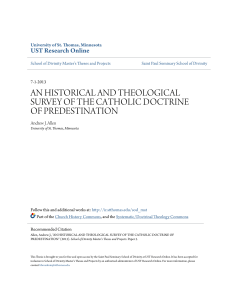 an historical and theological survey of the catholic doctrine of