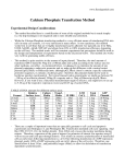 Calcium Phosphate Transfection Method