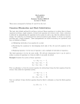 Gaussian Elimination and Back Substitution