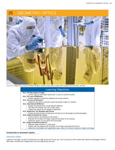 25 geometric optics - Wright State University