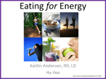 Eating for Energy Presentation