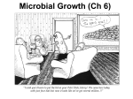 Microbial Growth (Ch 6)