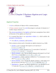 Chapter 3 Boolean Algebra and Logic Gates