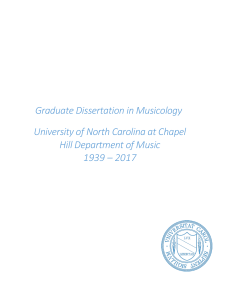 Here - the UNC Department of Music!