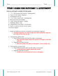 Outcome 7.5 Assessment Study Guide ANSWER