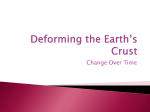 Deforming the Earth`s Crust