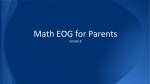 Math EOG for Parents - Caldwell County Schools