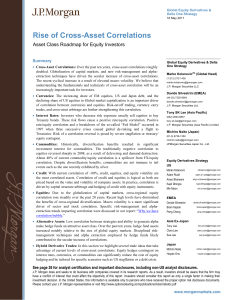 Rise of Cross-Asset Correlations