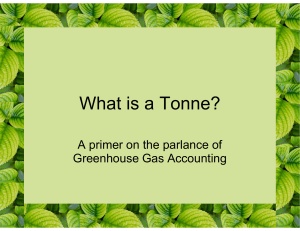 What is a Tonne? - CarbonSolutions