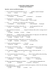 15 MULTIPLE CHOICE ITEMS (grammar and vocabulary)