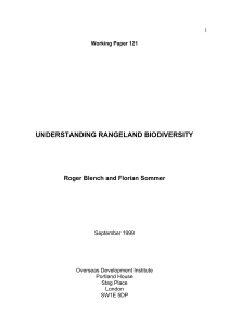 Understanding Rangeland Biodiversity