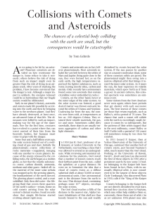 Collisions with Comets and Asteroids