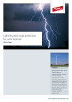 WP016: Lightning and surge protection for wind turbines