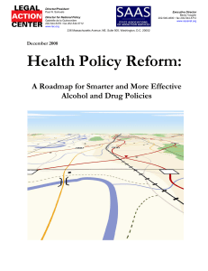 Health Policy Reform - Legal Action Center