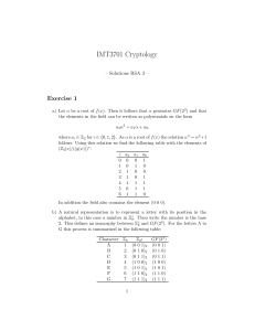 IMT3701 Cryptology