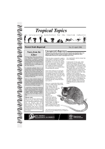 Tropical Topics - Wet Tropics Management Authority