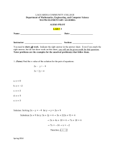 MAT096 Lab Sheet 5 - LaGuardia Community College