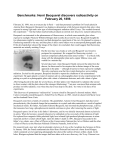 Benchmarks: Henri Becquerel discovers radioactivity on February