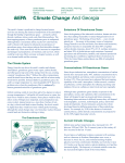 Climate Change and Georgia - Conservation in a Changing Climate