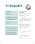 Our Changing Earth