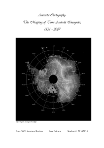 Antarctic Cartography: The Mapping of Terra Australis Incognita