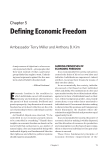 Defining Economic Freedom