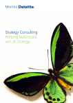 Strategy Consulting Helping businesses win at strategy