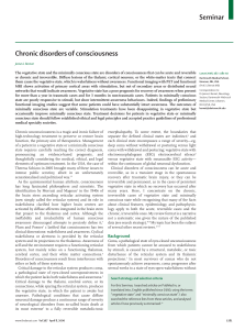 Seminar Chronic disorders of consciousness