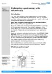 Undergoing a gastroscopy with colonoscopy GHPI1210_08_15