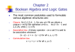 Chapter 2 Boolean Algebra and Logic Gates