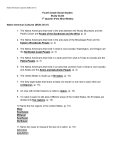 Fourth Grade Social Studies Study Guide 1st Quarter