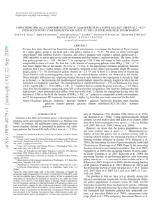 A Spectroscopically Confirmed Excess of 24 micron Sources in a