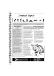 Feral Animal Tropical Topics - Wet Tropics Management Authority