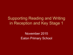 Read Writing Parent Workshop