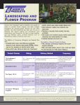 Landscaping and Flower Program
