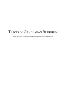 traces of gandhāran buddhism - Institut für Indologie und Tibetologie