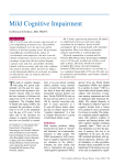 Mild Cognitive Impairment - STA HealthCare Communications