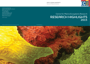 research highlights - Edith Cowan University