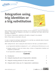 Integration using trig identities or a trig substitution